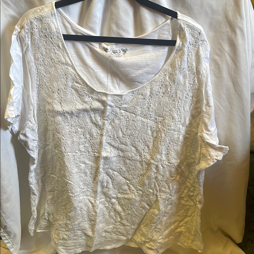 Cato Cream Relaxed T-Shirt